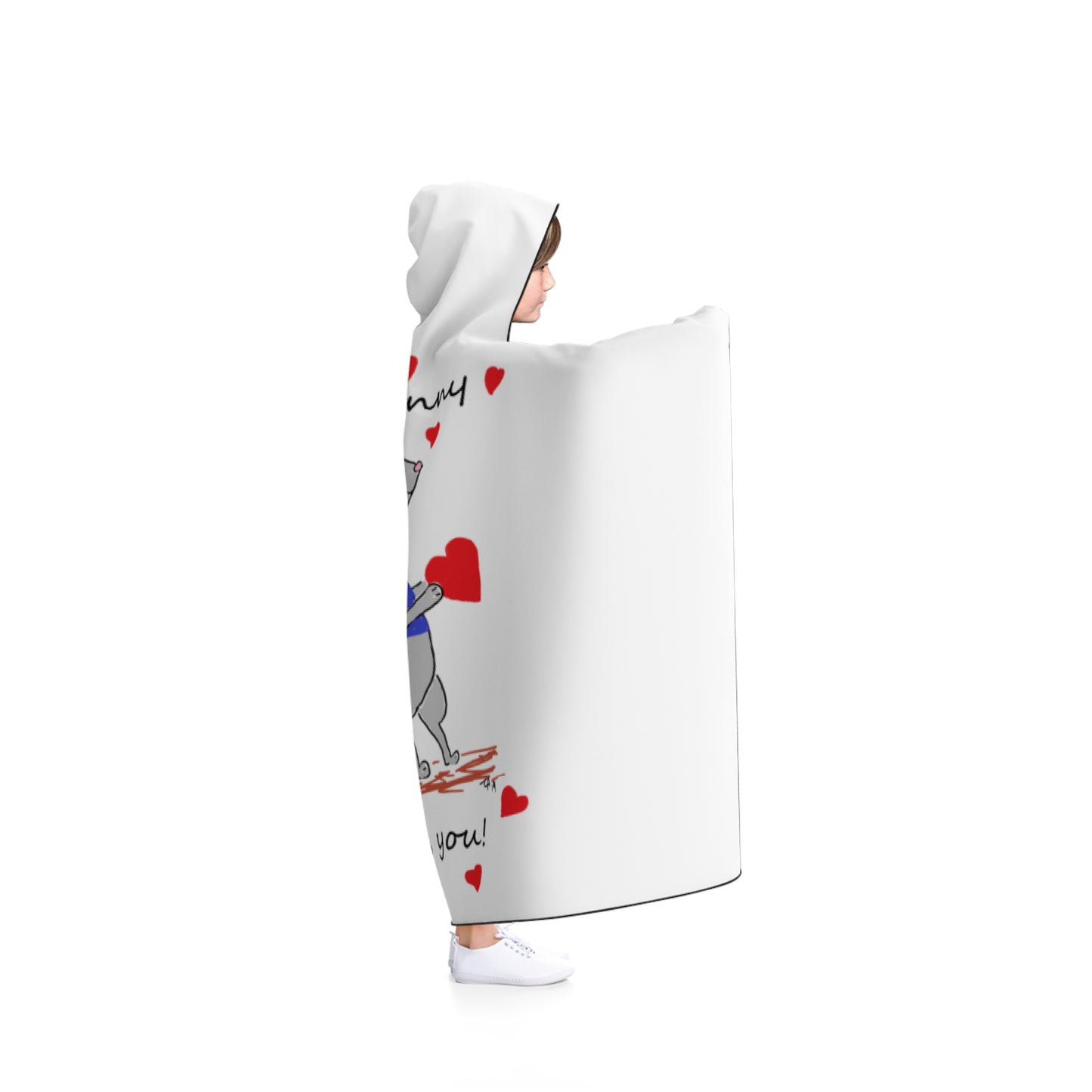 You Are Loved Hooded Blanket