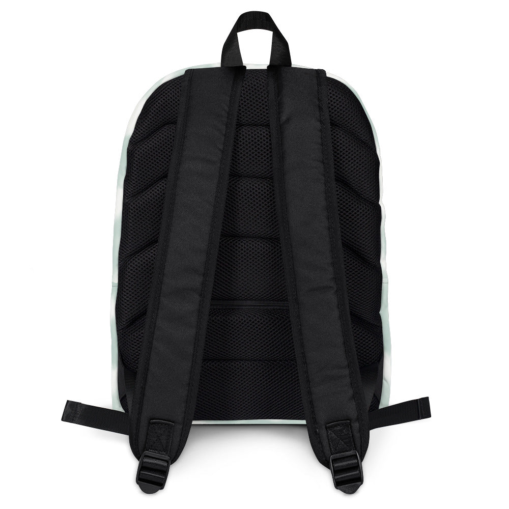 Backpack - You Are Loved - Stick Figure w/Balloon - green tie dye