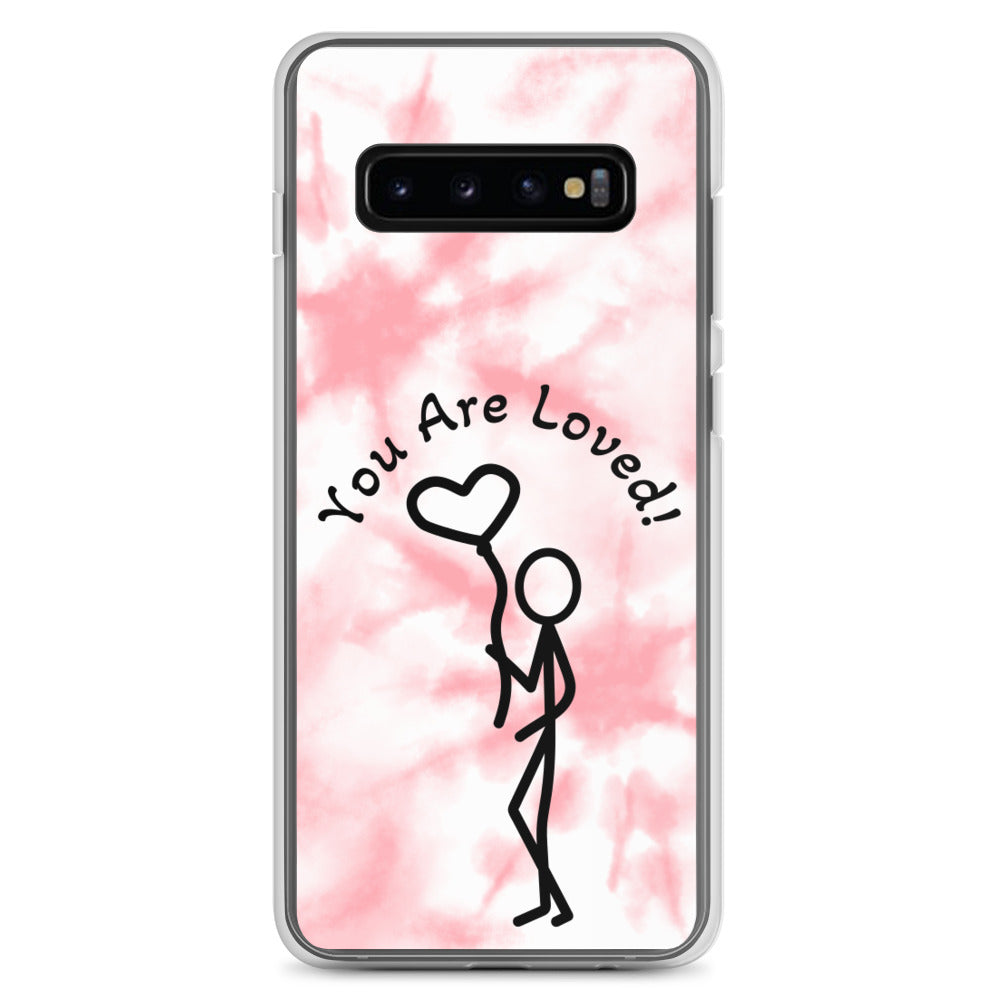 Samsung Case - Tie Dyed You Are Loved - Stick Figure w/Heart