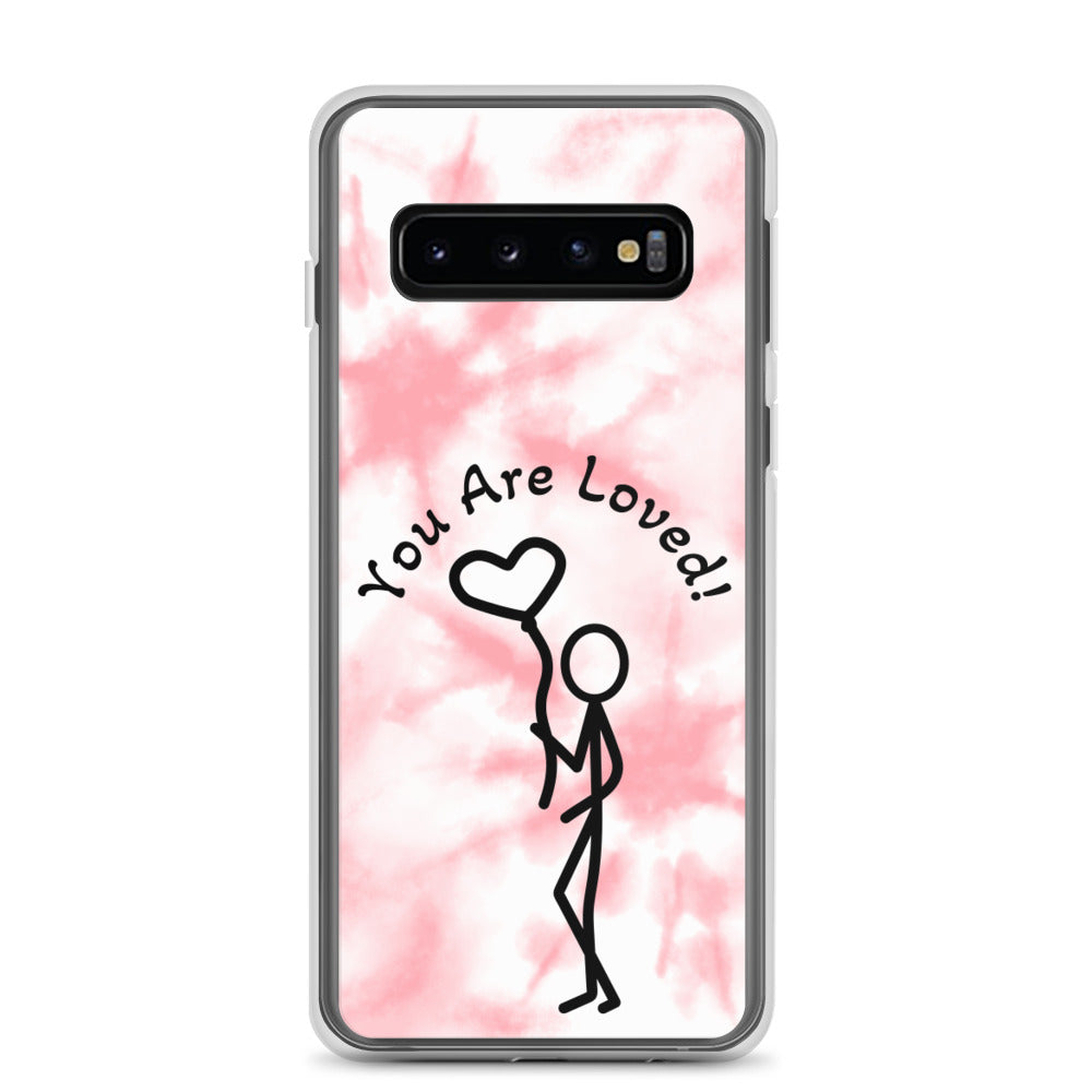 Samsung Case - Tie Dyed You Are Loved - Stick Figure w/Heart