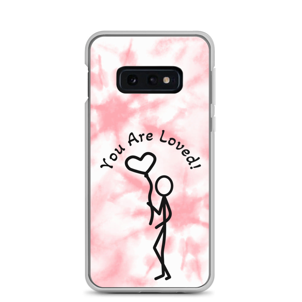 Samsung Case - Tie Dyed You Are Loved - Stick Figure w/Heart