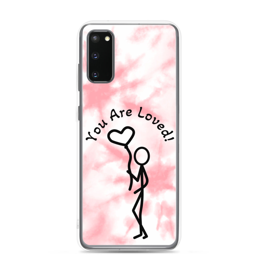 Samsung Case - Tie Dyed You Are Loved - Stick Figure w/Heart