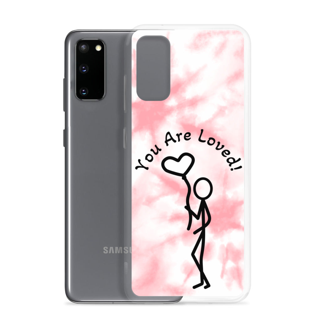 Samsung Case - Tie Dyed You Are Loved - Stick Figure w/Heart