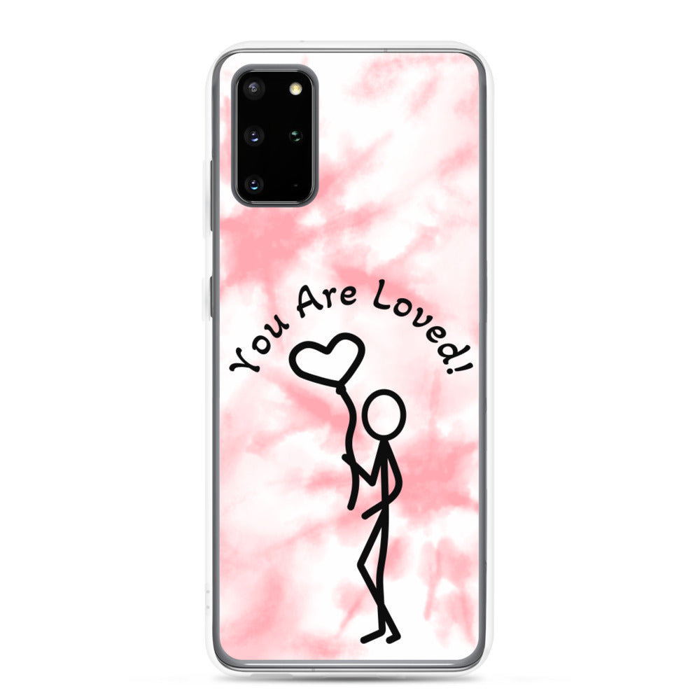 Samsung Case - Tie Dyed You Are Loved - Stick Figure w/Heart