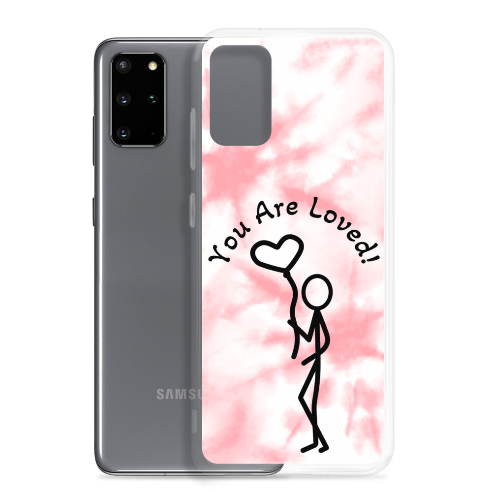Samsung Case - Tie Dyed You Are Loved - Stick Figure w/Heart