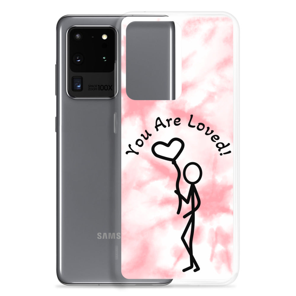Samsung Case - Tie Dyed You Are Loved - Stick Figure w/Heart